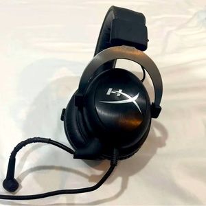 HyperX Cloud II wired gaming headphones. All wires included. no box.